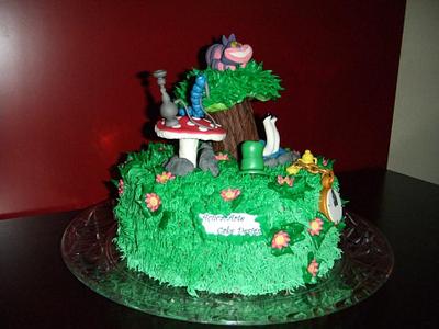 Alice in Wonderland Theme Cake - Cake by AçúcarArte Cake Design