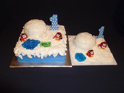 Penguins - Cake by Pam Bergandi
