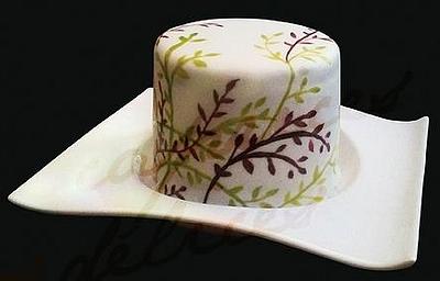 Hand Painted Cake - Cake by capricesetdelices