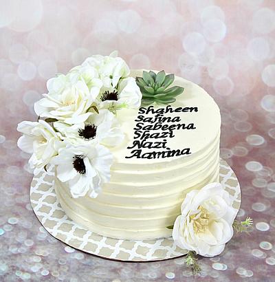 Buttercream pleated cake  - Cake by soods