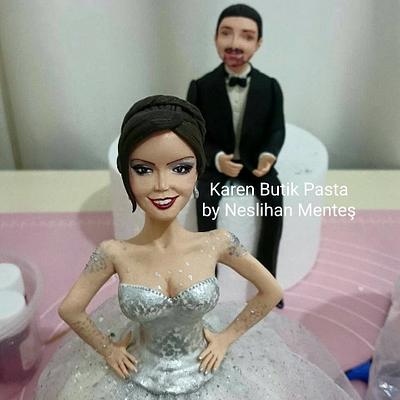 bride & groom - Cake by Neslihan MENTES