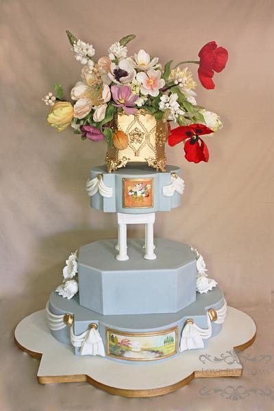 The Gardener and The Painter - Cake by Love Blossoms Cakery- Jamie Moon