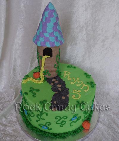 Rapunzel Cake - Cake by Rock Candy Cakes