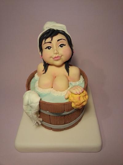 woman in the tub - Cake by Vincenza Rito - l'Arte nelle torte