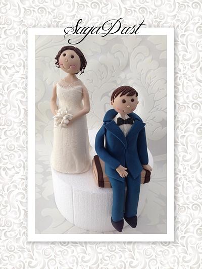 Wedding Figures - Cake by Mary @ SugaDust