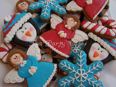 Christmas Gingerbread Cookies - Cake by Tea Party Cakes