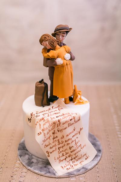 Remembering Our ANZAC's The Last Embrace - Cake by Sue's Sweet Delights