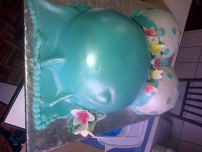 Pregnant Belly - Cake by Sweetest sins bakery