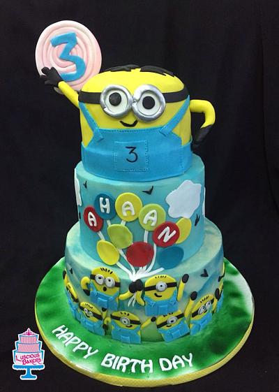 Minion on the way!!!! - Cake by Luscious Bakers