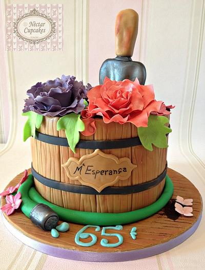 Flowerpot cake - Cake by nectarcupcakes