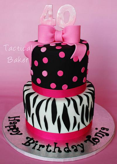 Fabulous 40 Cake - Cake by CeCe