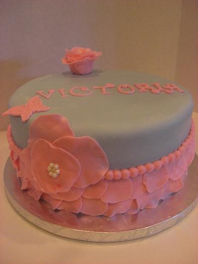 Girly Birthday - Cake by eperra1