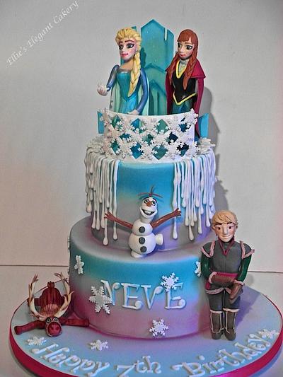 YES! another frozen cake :) - Cake by Ellie @ Ellie's Elegant Cakery