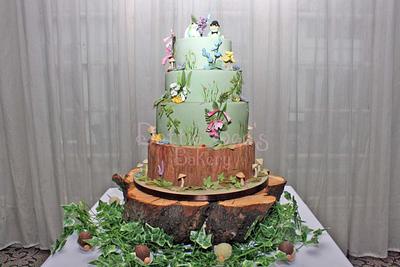 Woodland Wedding Cake - Cake by Karen Bryant
