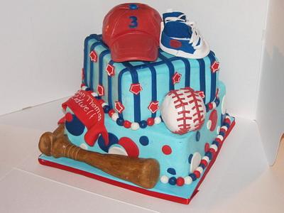Boys and Baseballs - Cake by kimma