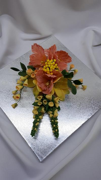 bouquet of summer flowers - Cake by Kaliss