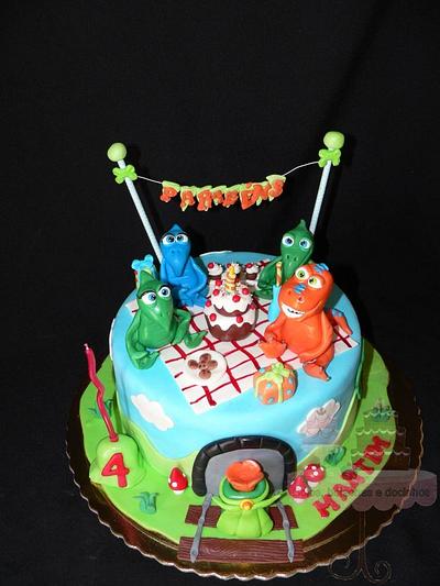 Dinosaur train cake - Cake by BBD