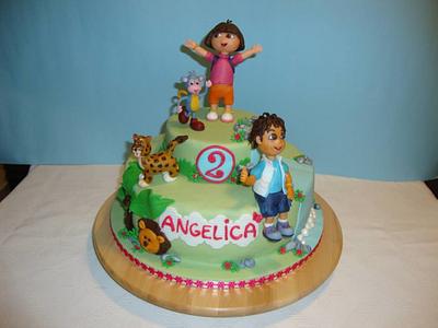 Dora and Diego - Cake by silviacucinelli