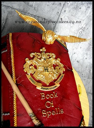 Harry Potter - Book of Spells Cake - Cake by Mel_SugarandSpiceCakes