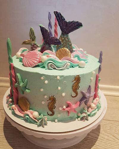 Mermaid cake 🧜‍♀️ - Cake by Moanacakes