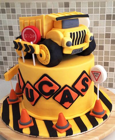 Little boys and their trucks - Cake by Silvana 