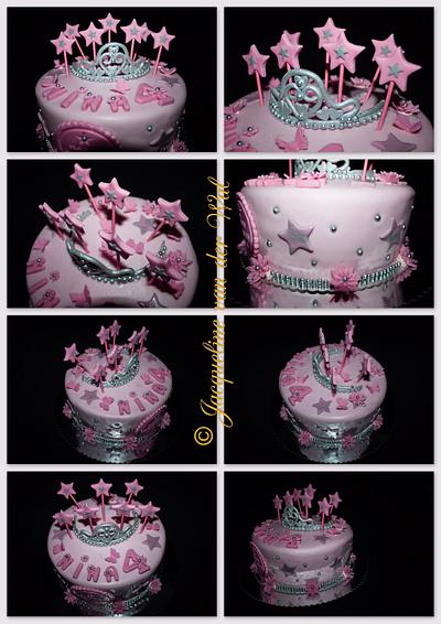 a girly birthday cake - Cake by Jacqueline