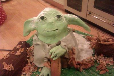Yoda - Cake by Dawn and Katherine