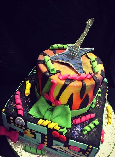 1st Birthday Cake 80's themed - Cake by Roxana