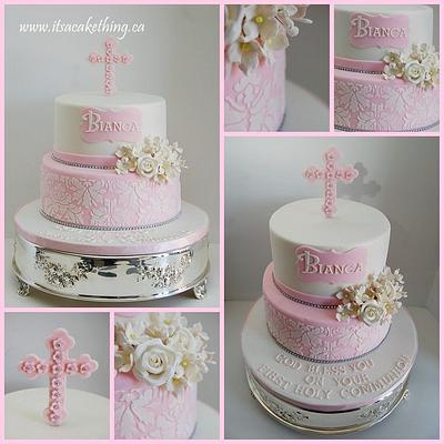 Damask Beauty for Bianca! - Cake by It's a Cake Thing 