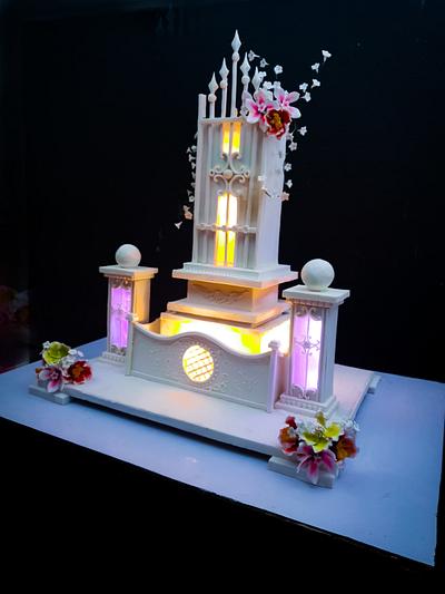 Wedding cake - Cake by Snowflakes Cake Artistry 