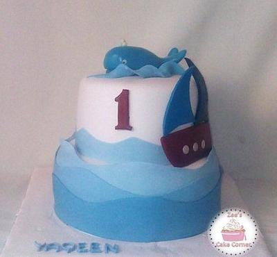 1st Birthday Cake  - Cake by Zaafirah Adams  - Zee's Cake Corner 