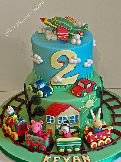 A colourful creation :) - Cake by Ellie @ Ellie's Elegant Cakery