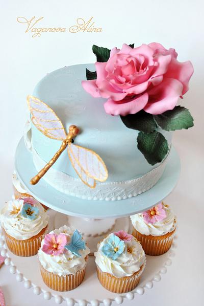 cake in  Chebbi chic style - Cake by Alina Vaganova