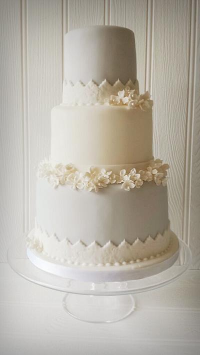 Three tier Wedding cake  - Cake by Molly69