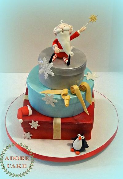 Santa's presents  - Cake by claire mcdonough