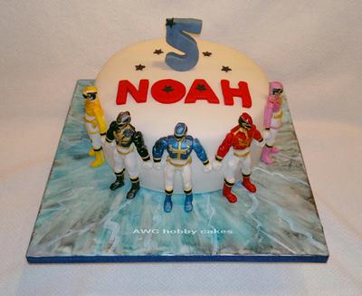 Power Rangers for Noah - Cake by AWG Hobby Cakes