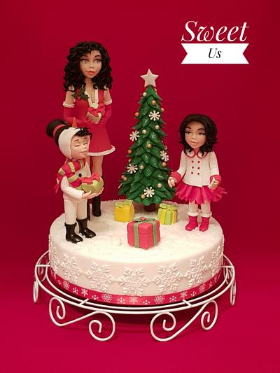 Christmas with Family and Friends - CPC Christmas Collaboration - Cake by Gabriela Doroghy