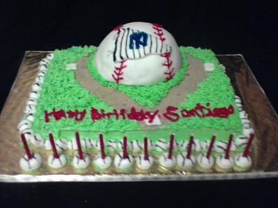 yankees cake - Cake by Lori Arpey