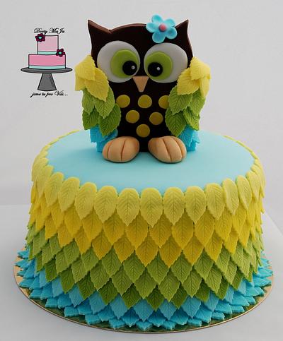 Cake with owl - Cake by Marie