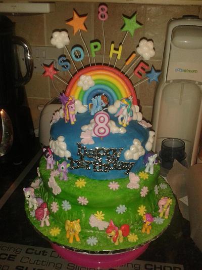 daughter's 8th birthday cake - Cake by Sharon collins