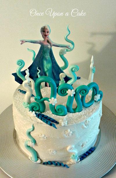 Frozen Elsa Cake for My Daughter's 4th Birthday! - Cake by Amanda