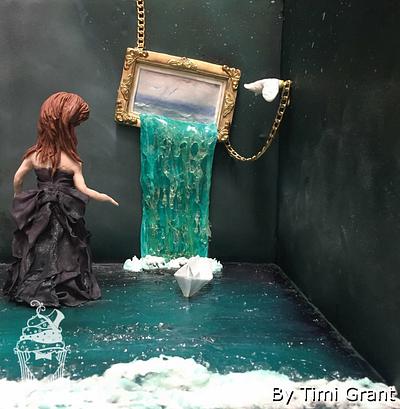 Lost Boat-Artistic movement collaboration (surrealism)  - Cake by Designer Cakes By Timilehin