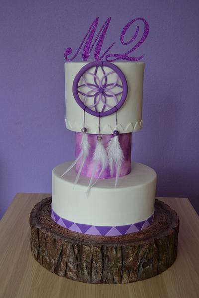 Dreamcatcher wedding cake - Cake by Zaklina