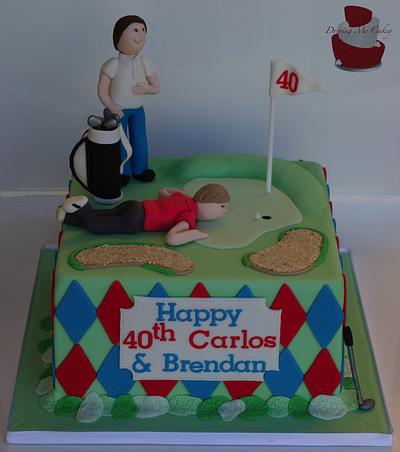 Golfing Cake - Cake by Jaymie