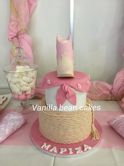 Cowgirl christening cake - Cake by Vanilla bean cakes Cyprus
