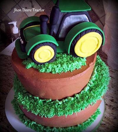 Jhon Deere Tractor - Cake by Sweet Heaven Cakes