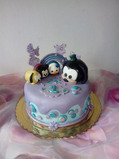 Tsum Tsum themed cake - Cake by Emily Lovett
