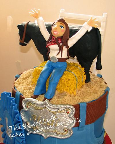 Cowgirl Style!! - Cake by Julie Tenlen