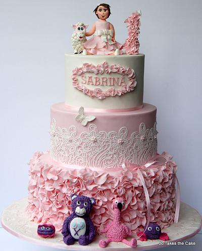 Ruffles, Lace & Favourite toys - Cake by Jo Finlayson (Jo Takes the Cake)