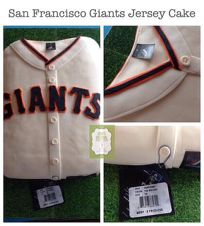 Baseball jersey - Cake by Ventidesign Cakes